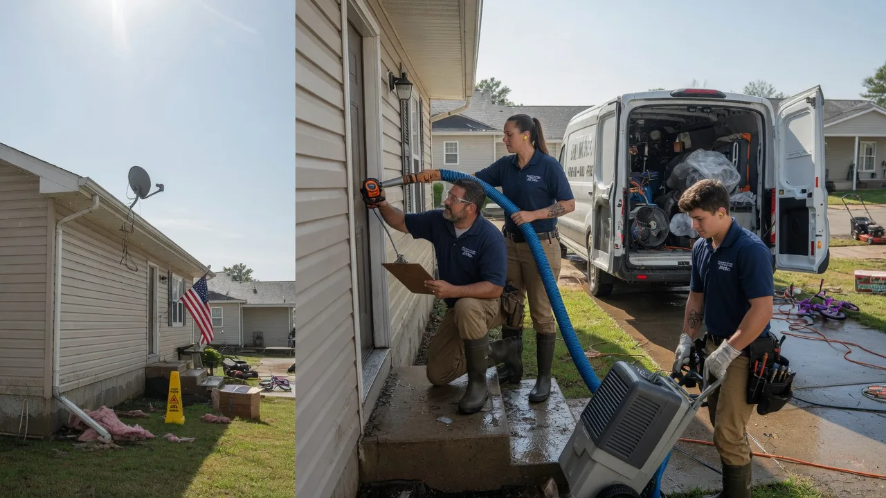 Ceiling Water Damage Restoration in De Kalb, TX near me